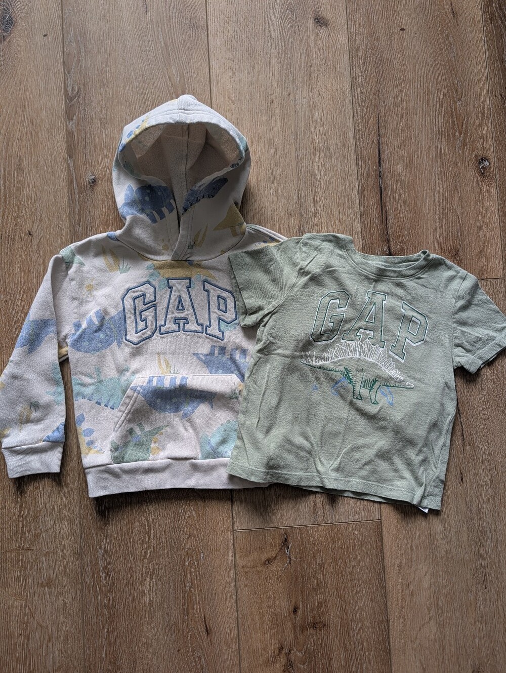Gap 4t 5 Dinosaur Logo T And Dino Hoodie Sweatshirt Boys Girls Unisex